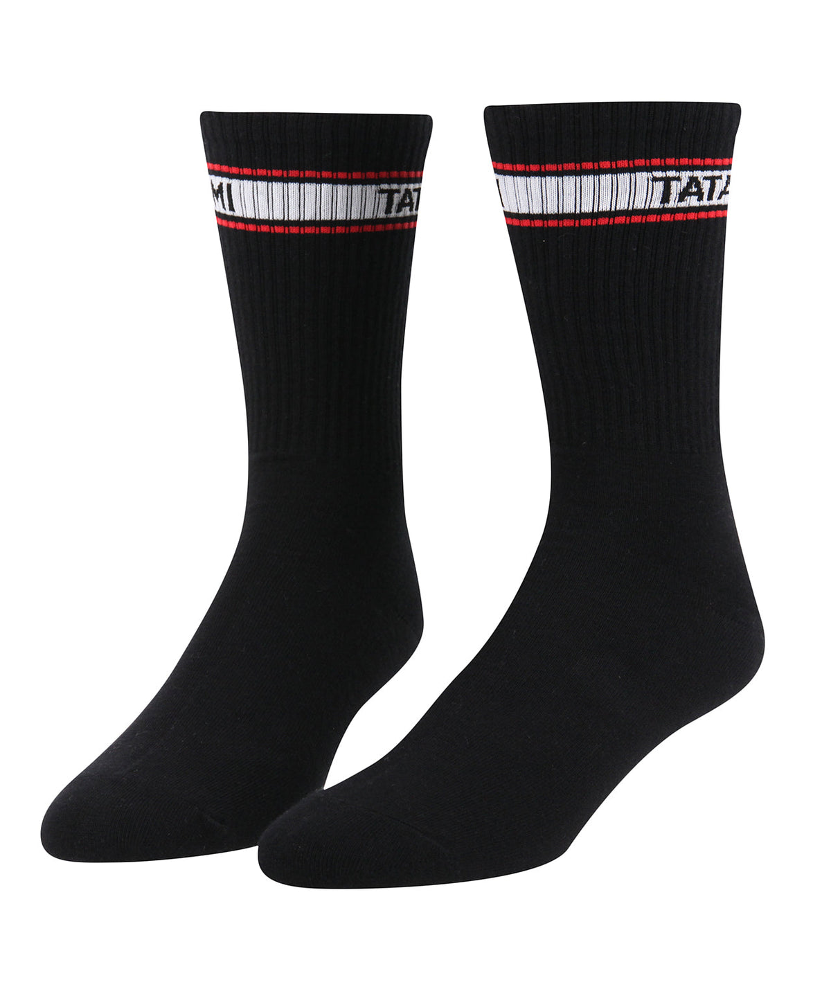 Tatami Crew Socks (2 Pack) - Black