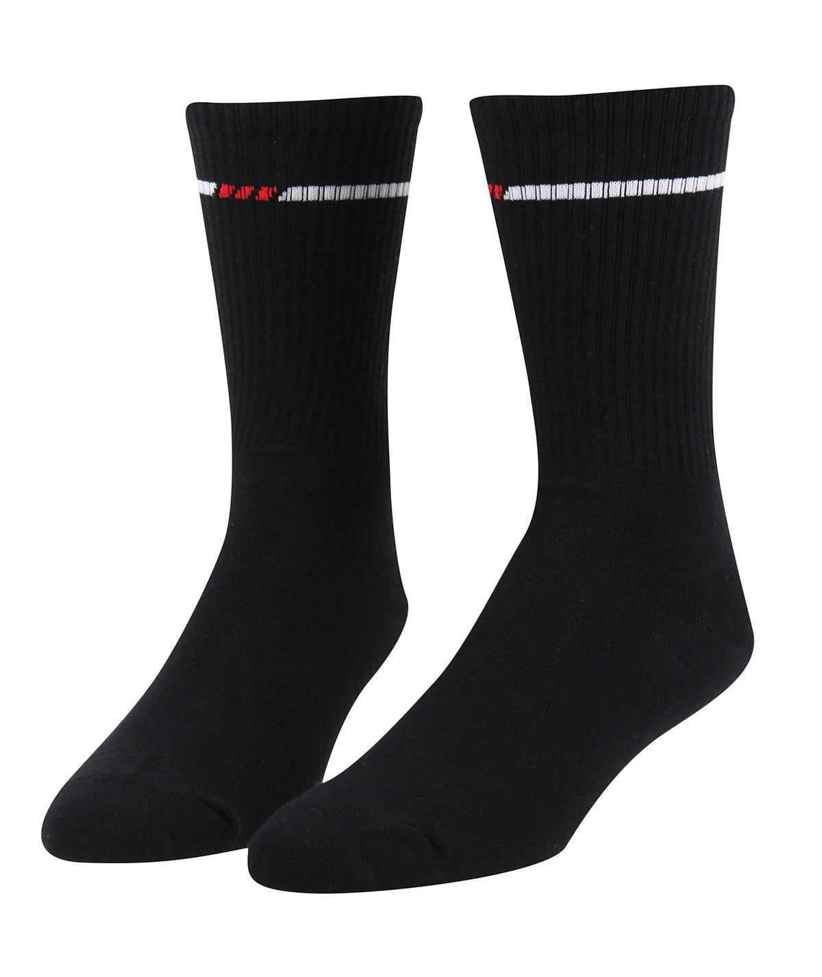 Tatami Crew Socks (2 Pack) - Black