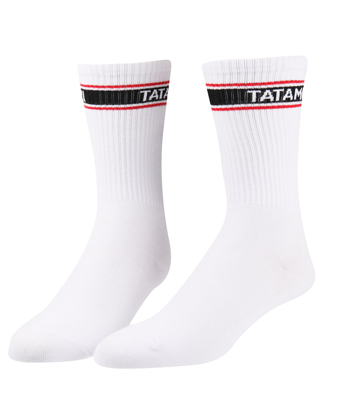 Tatami Crew Socks (2 Pack)  - White