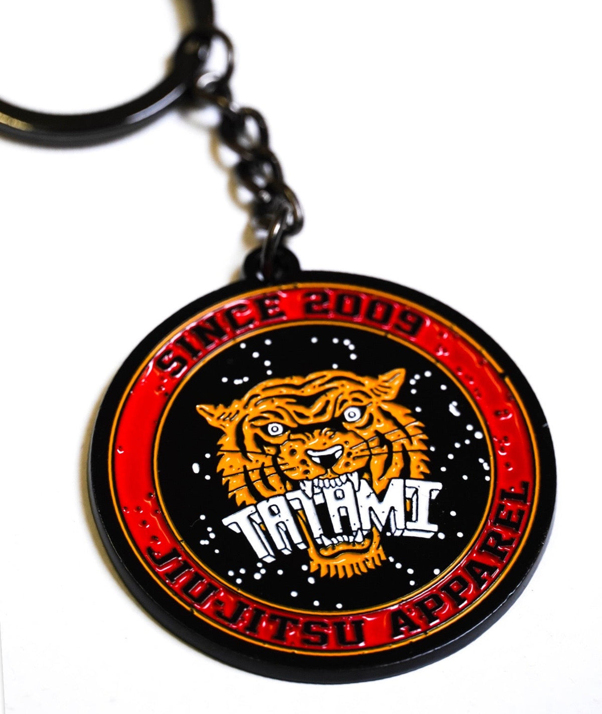 Tatami Tiger Metal Keyring