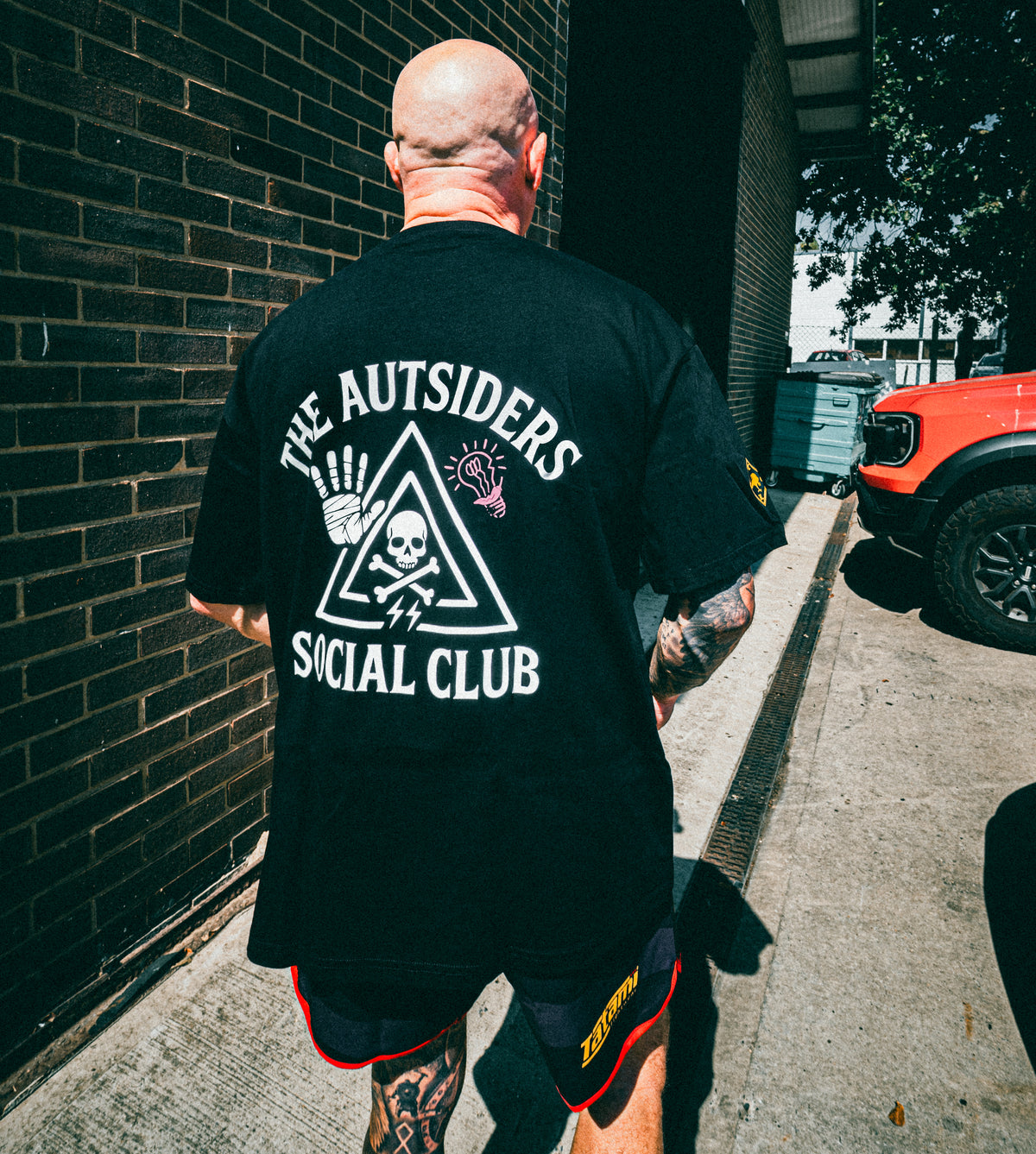 Autsiders Social Club Oversized T-Shirt - Black