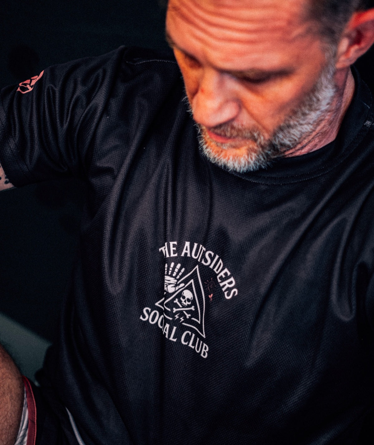 Autsiders Social Club Mesh Grapple T-Shirt - Black