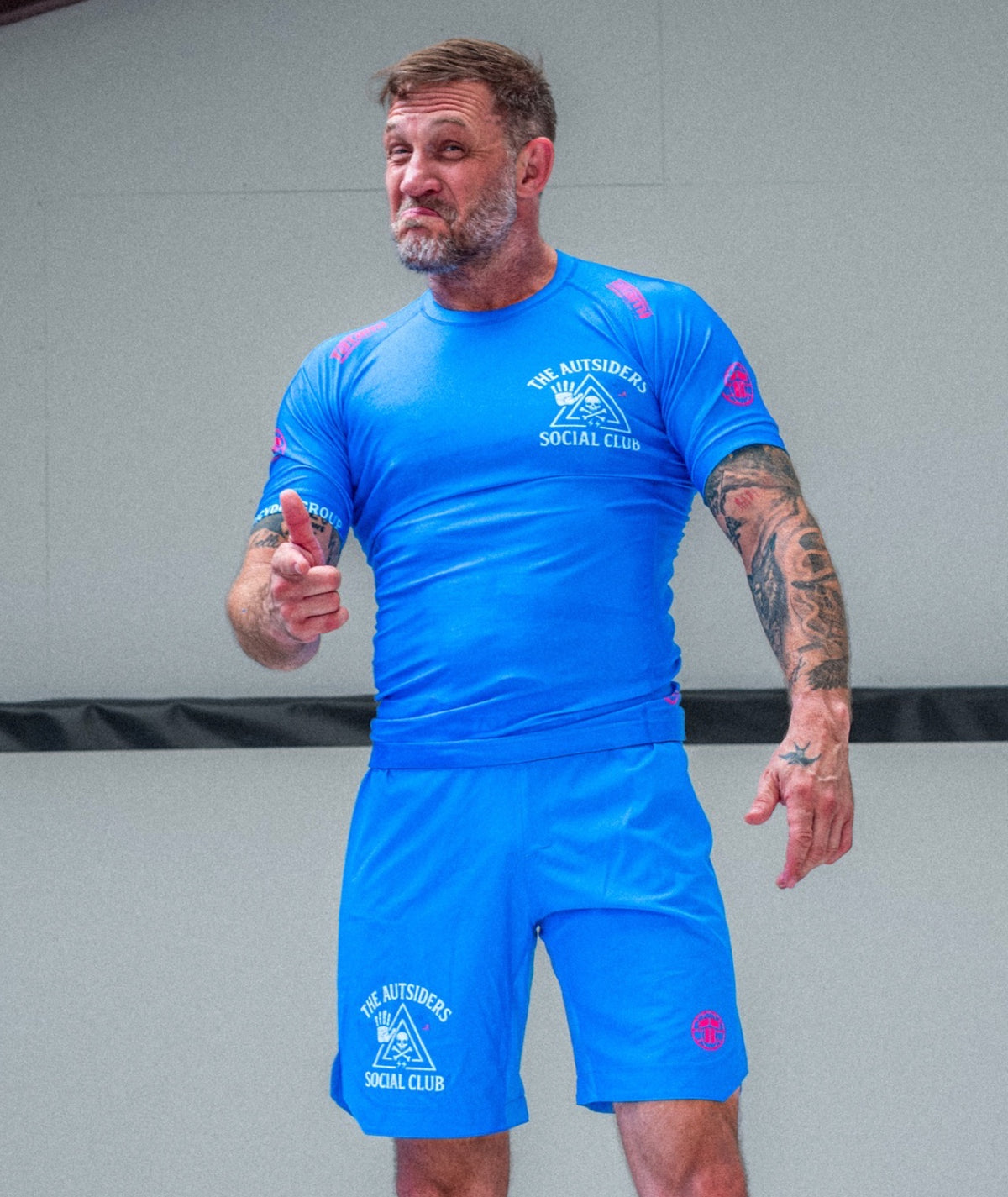 Autsiders Social Club Grappling Shorts - Blue