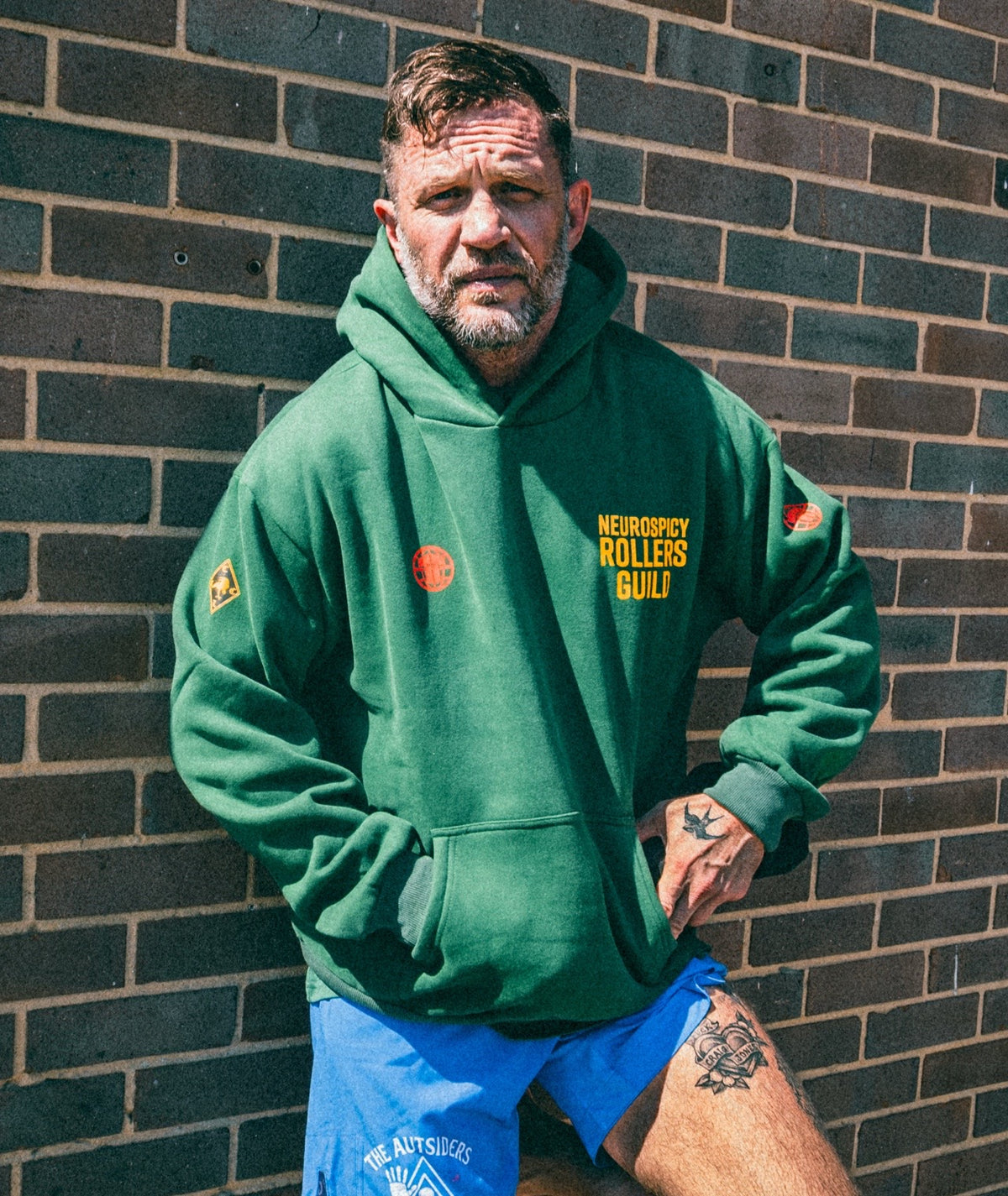 Autsiders Neurospicy Oversized Hoodie - Green