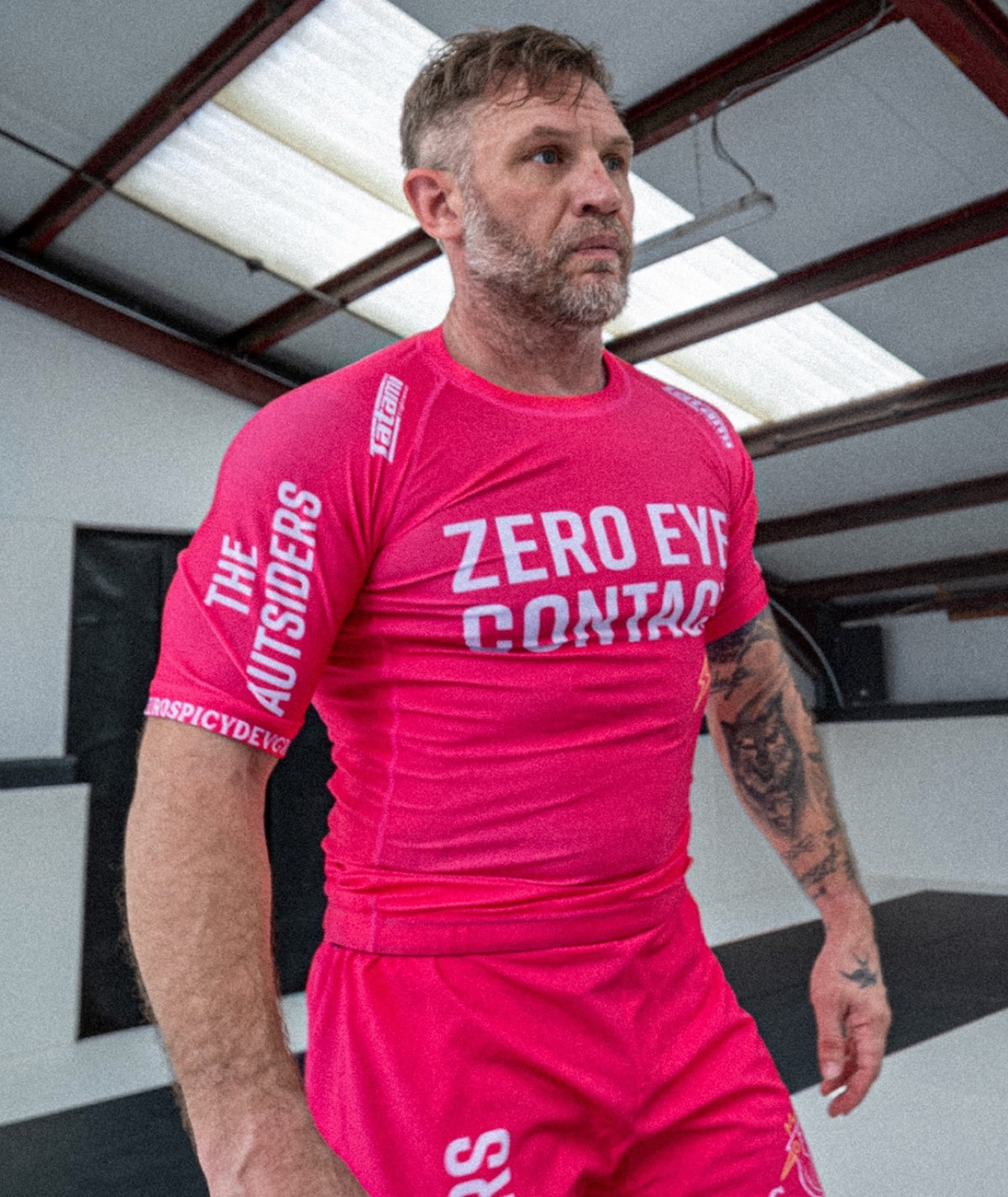 Kids Autsiders Zero Contact Rash Guard - Pink