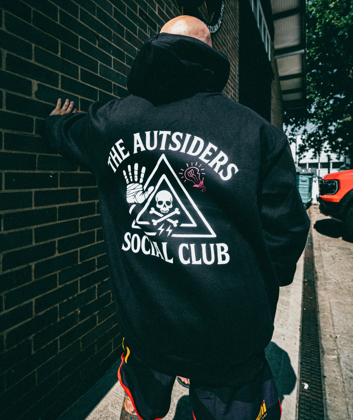 Autsiders Social Club Oversized Hoodie - Black
