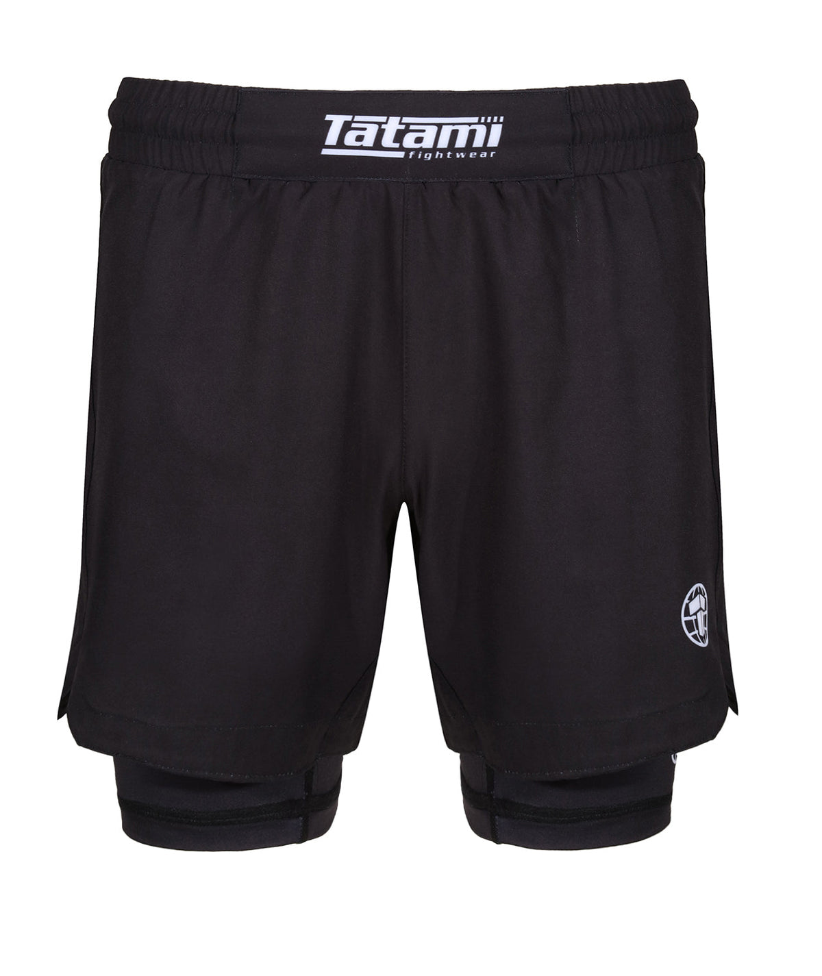 Dual Layer Grappling Shorts - Black