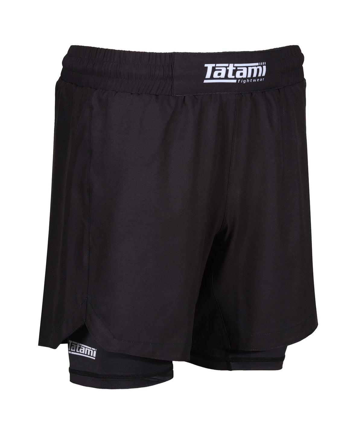 Dual Layer Grappling Shorts - Black
