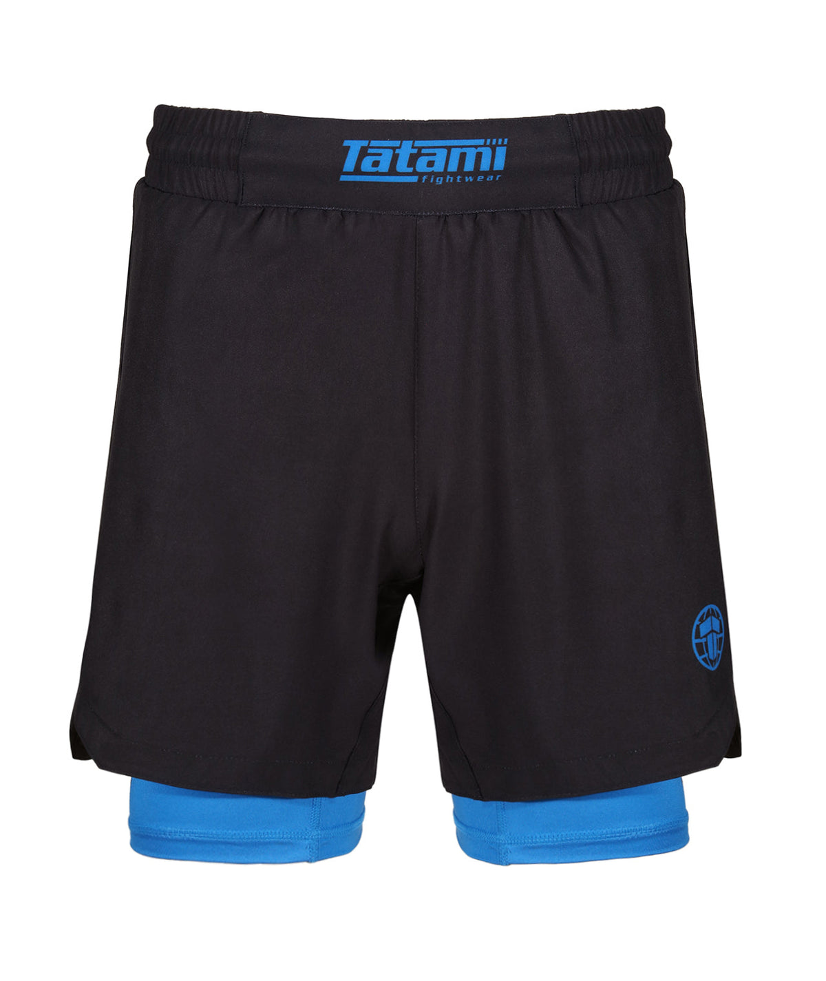 Dual Layer Grappling Shorts - Blue