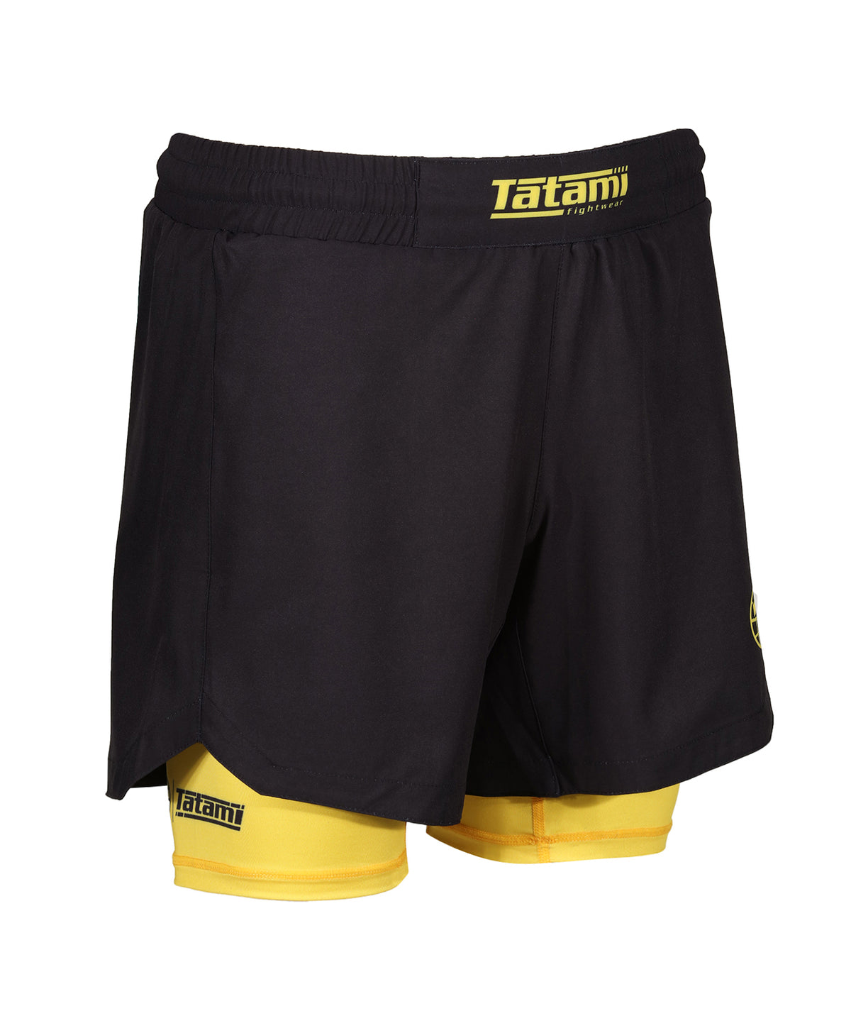 Dual Layer Grappling Shorts - Yellow