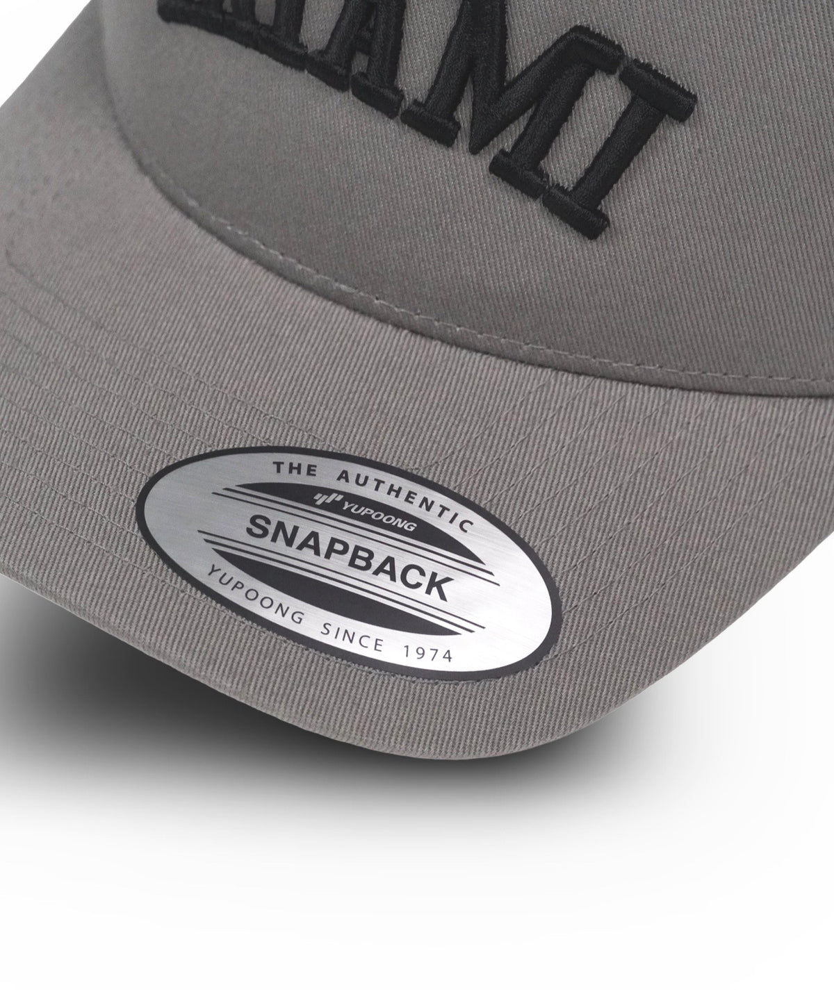 Tatami Embroidered Snapback - Grey