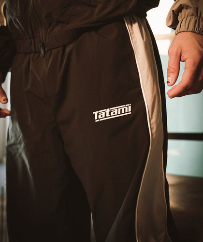 Tatami Tactic Tracksuit Bottoms - Black & Grey