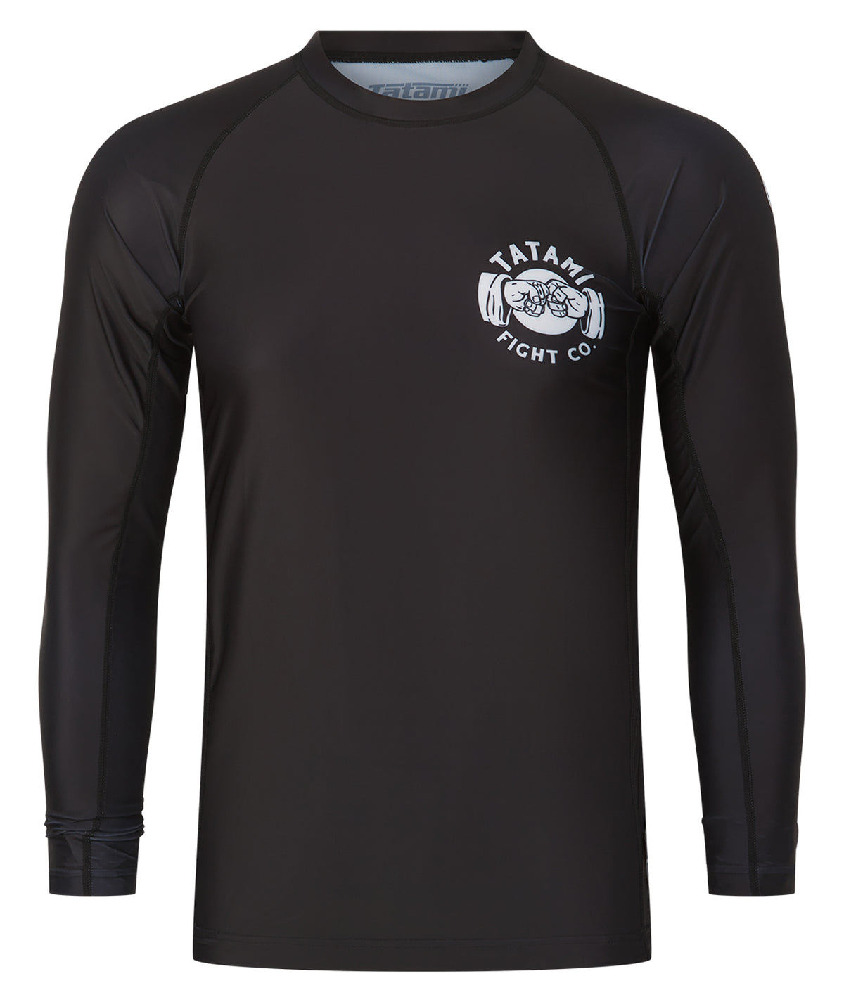 Fist Bump Long Sleeve Rash Guard - Black
