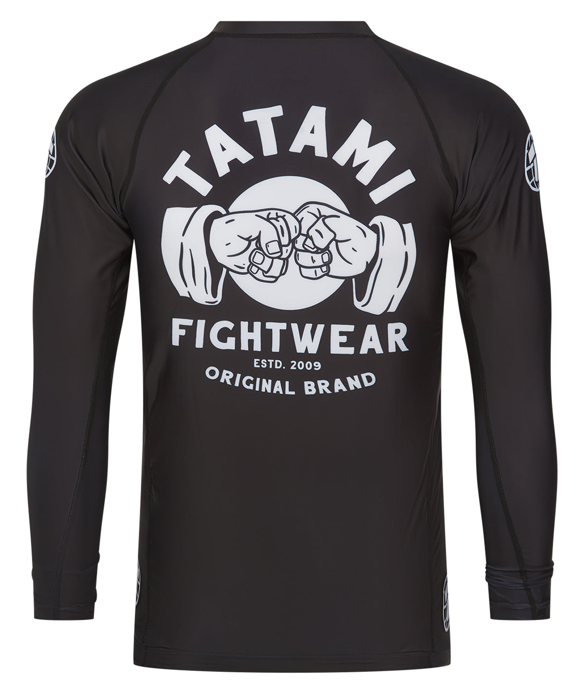 Fist Bump Long Sleeve Rash Guard - Black