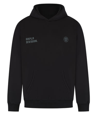 GRPLR Division Oversized Hoodie - Black