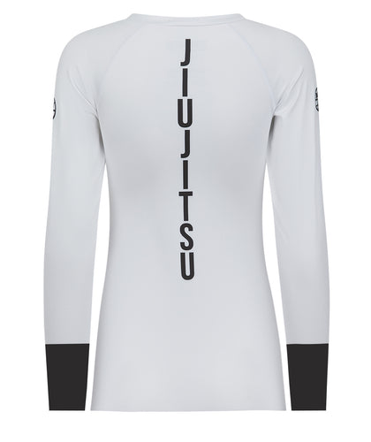 Ladies Helena Ranked Rash Guard - White