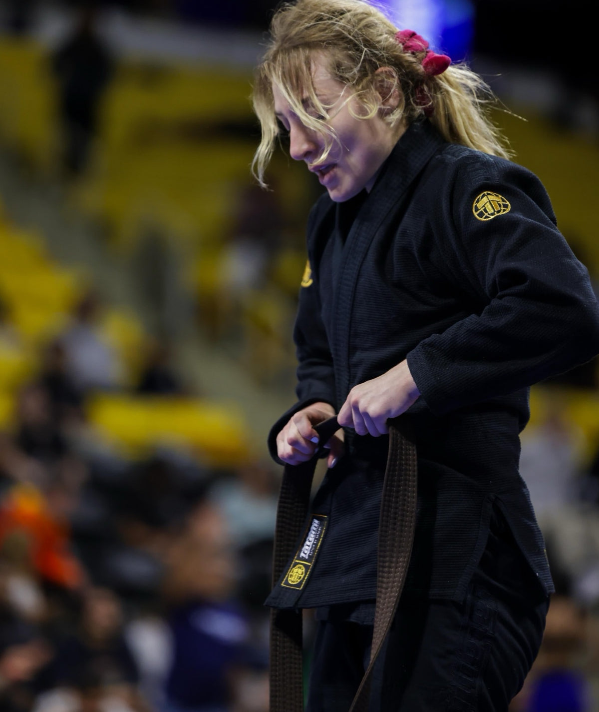 Ladies Estilo Gold Label Gi - Black