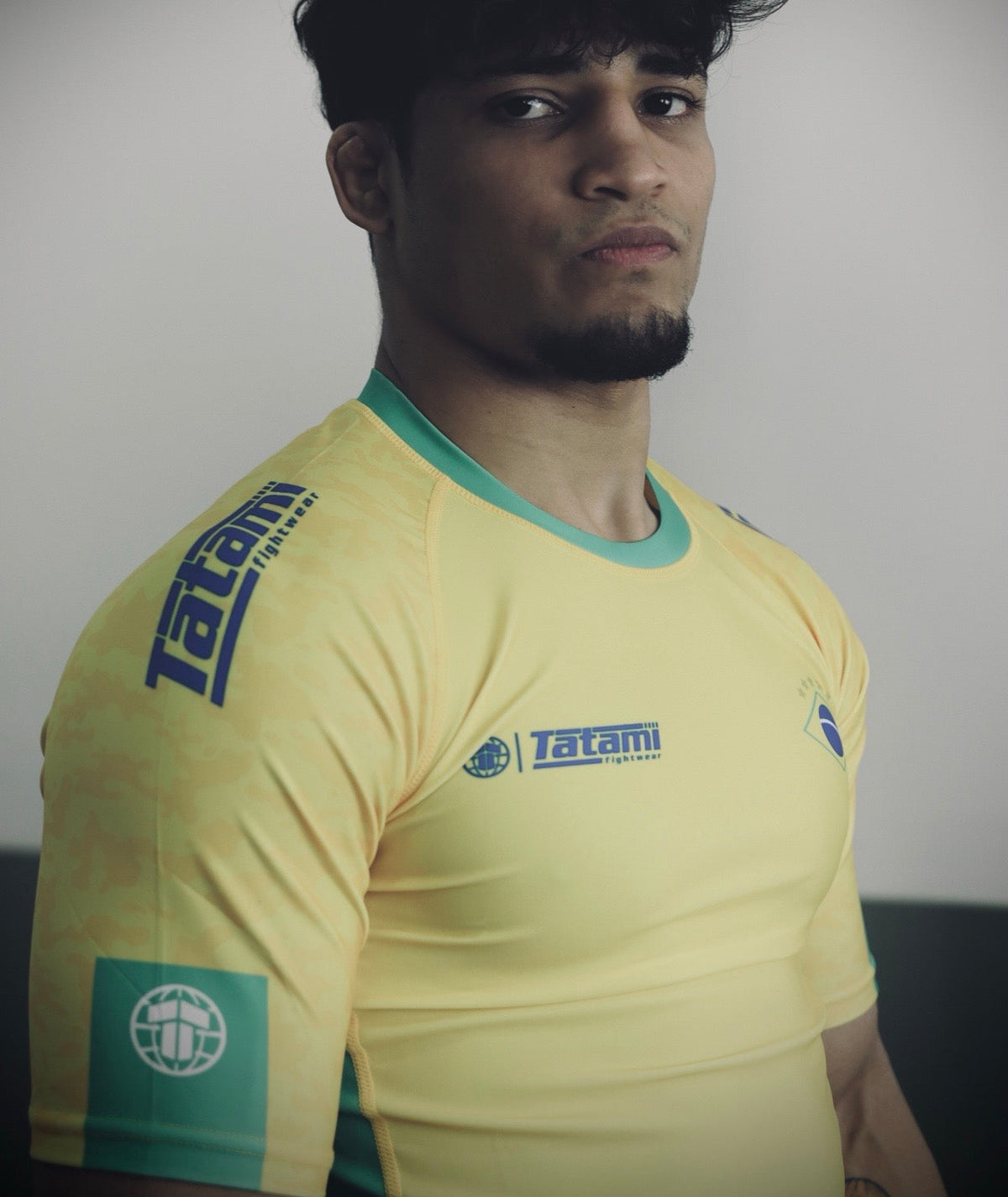 Abstract Rash Guard - Brazil
