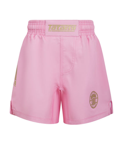 Kids Tatami Pro Grappling Shorts - Pink