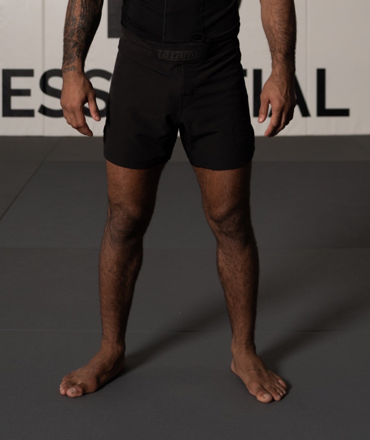 Tatami Pro Grappling Shorts - Black on Black