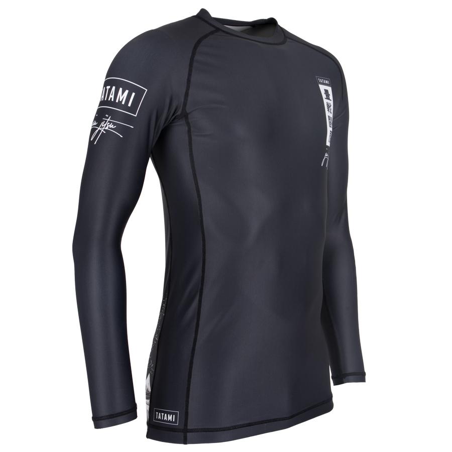 Kanagawa Long Sleeve Rash Guard - Black