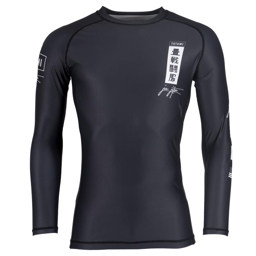 Kanagawa Long Sleeve Rash Guard - Black