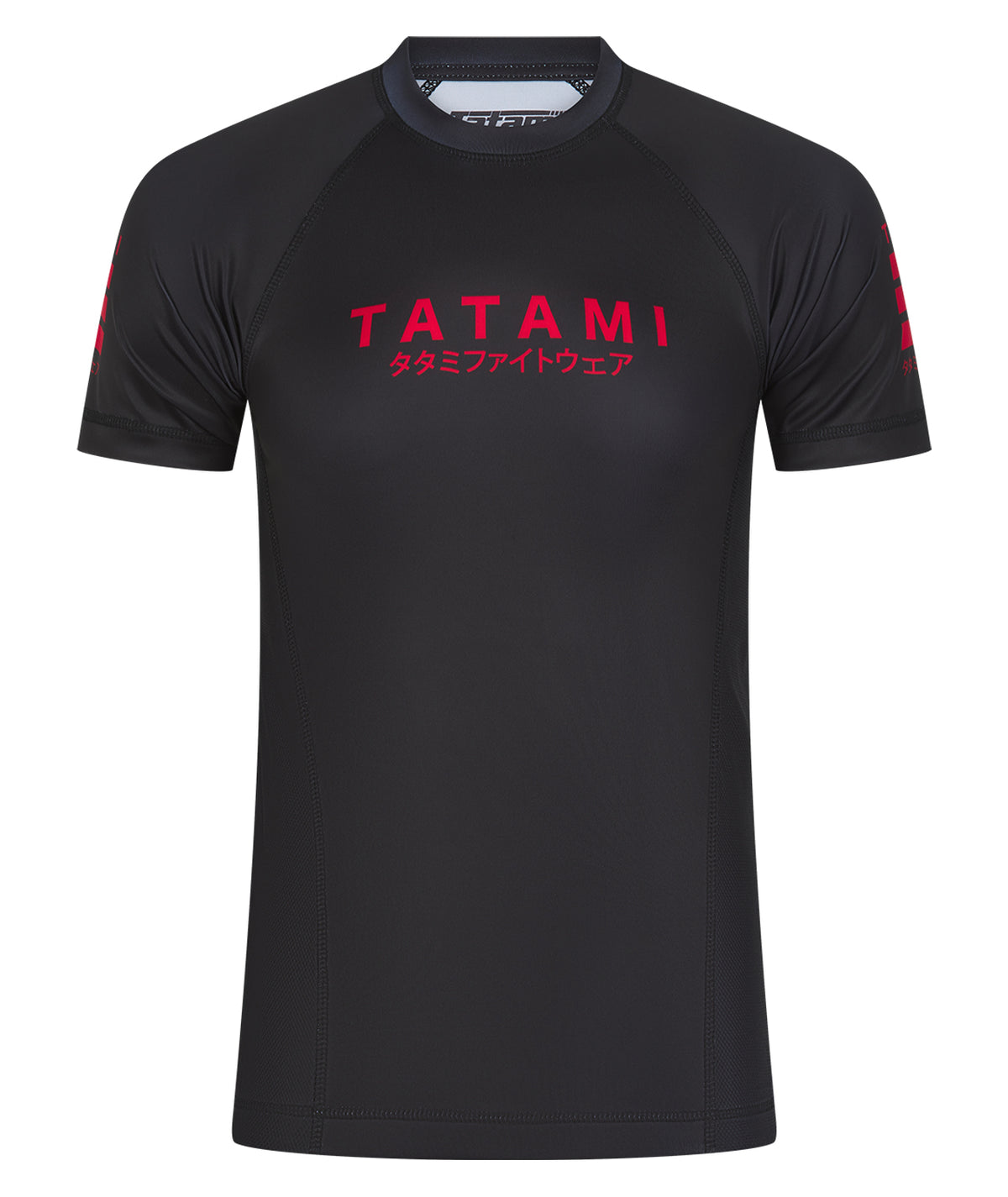 Katakana V2 Short Sleeve Rash Guard - Black