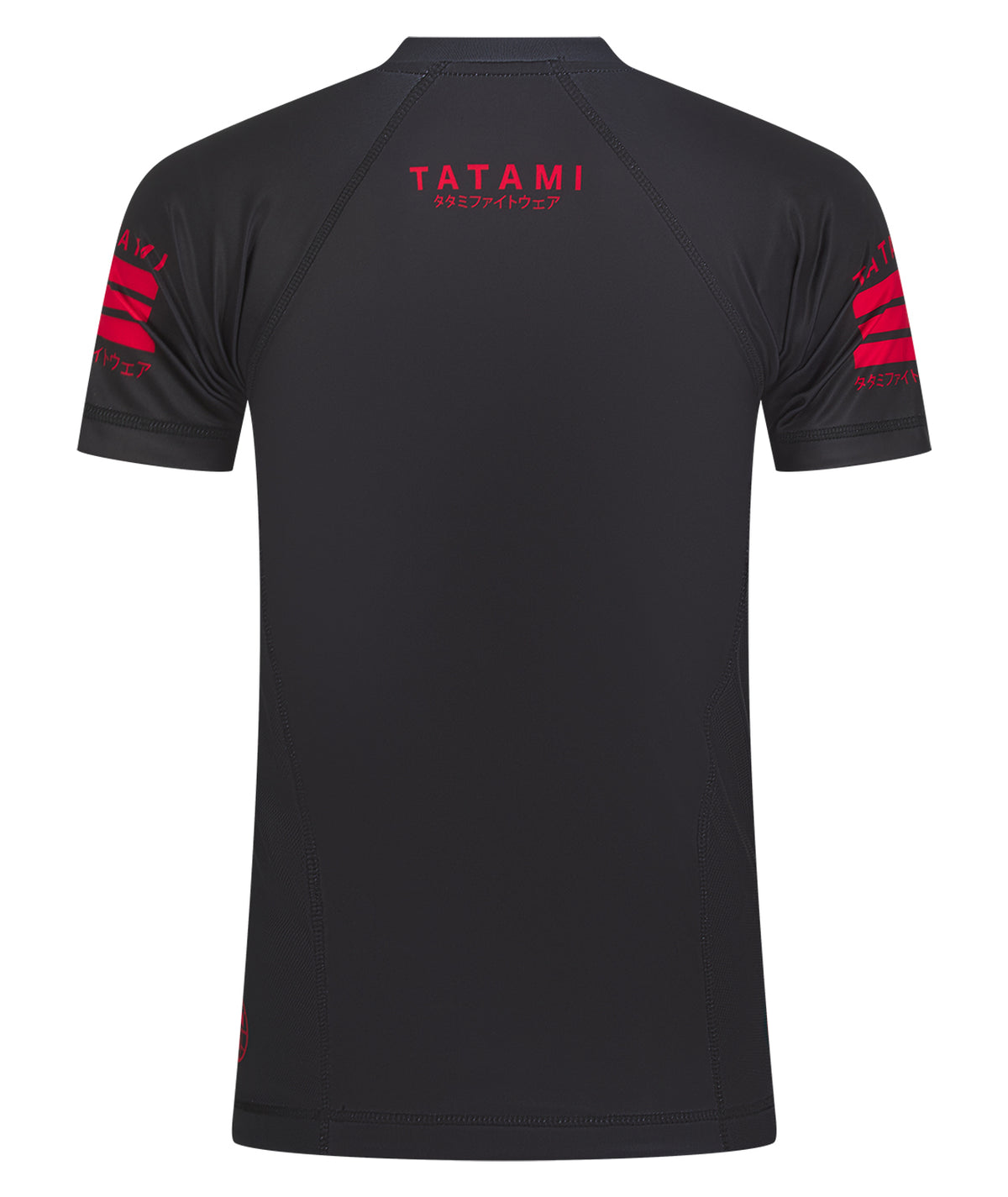 Katakana V2 Short Sleeve Rash Guard - Black