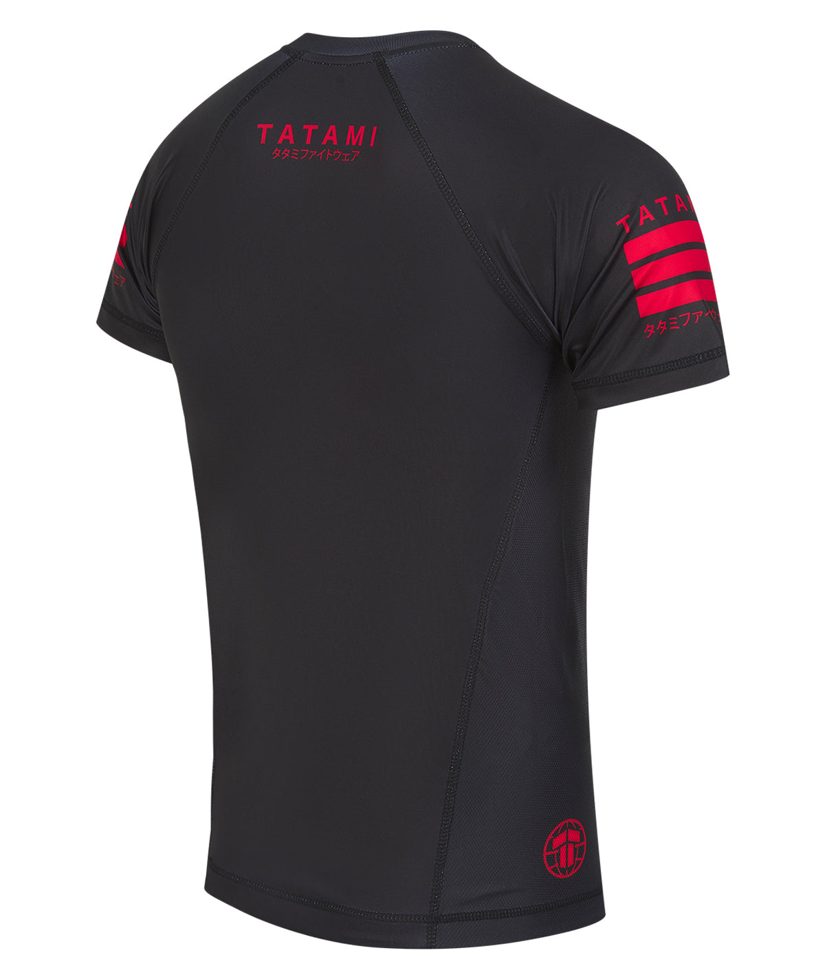 Katakana V2 Short Sleeve Rash Guard - Black