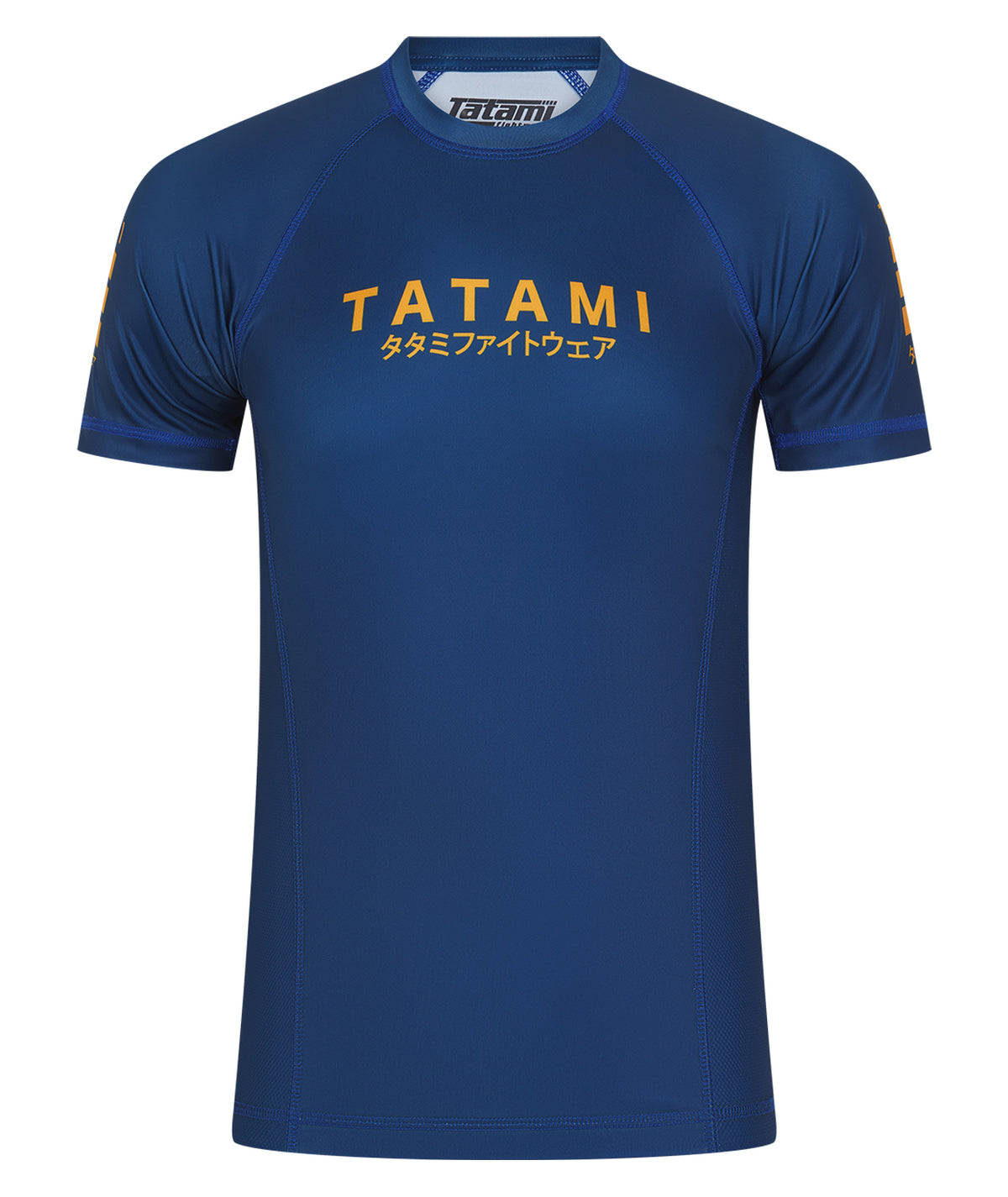 Katakana V2 Short Sleeve Rash Guard - Blue