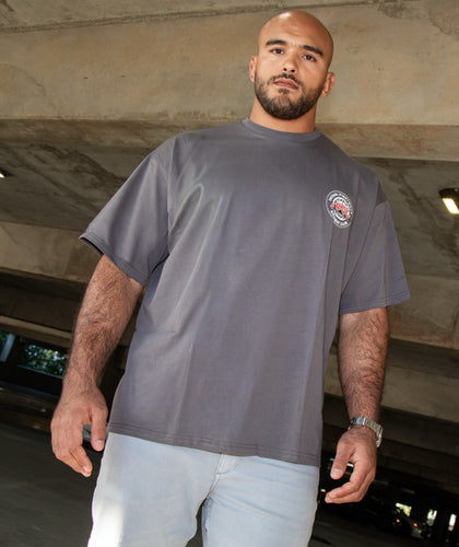 Tatami X ADCC Combat Club Oversized T-Shirt - Grey