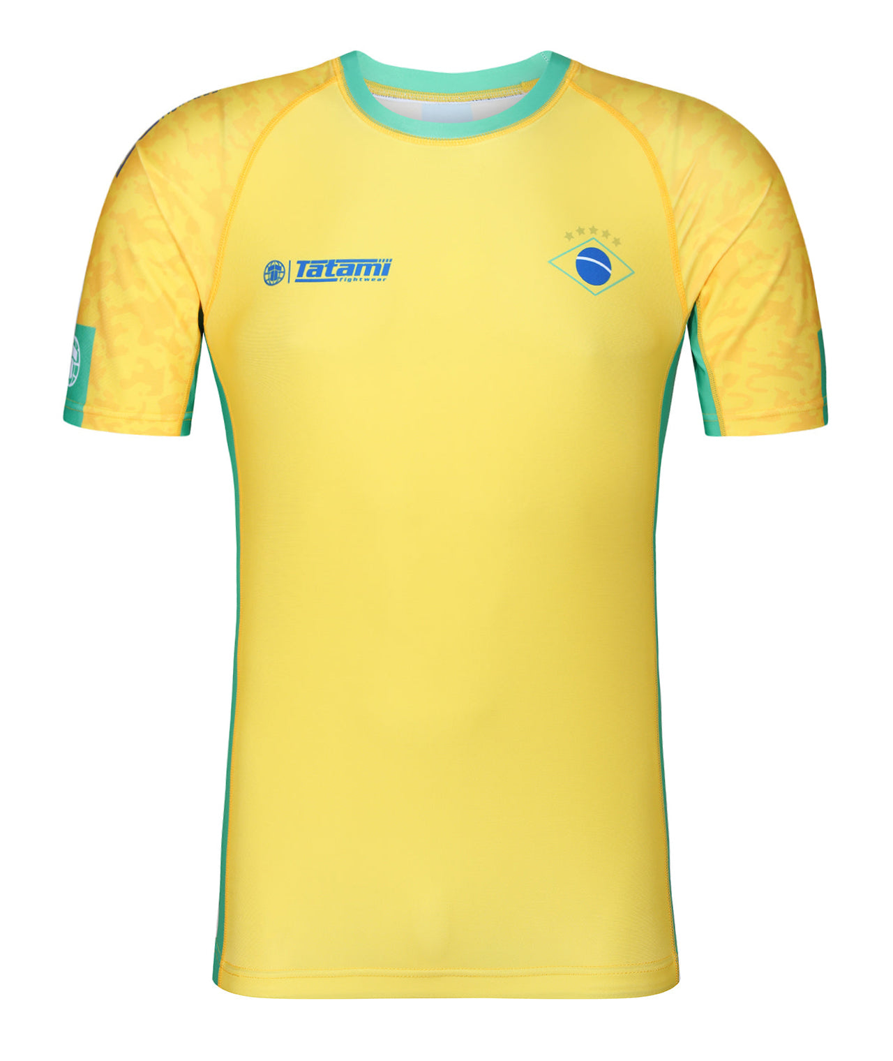 Kids Abstract Rash Guard - Brazil – Tatami Fightwear Ltd.