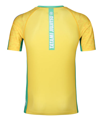Kids Abstract Rash Guard - Brazil