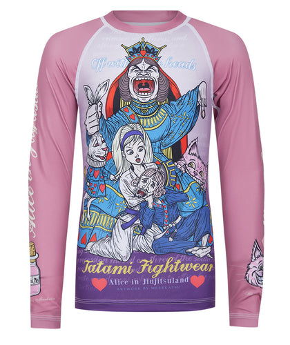 Kids Meerkatsu Alice in Jiu-Jitsu Land Rash Guard
