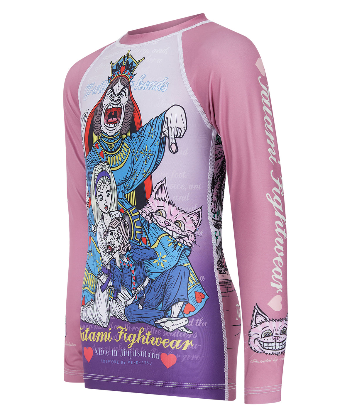 Kids Meerkatsu Alice in Jiu-Jitsu Land Rash Guard