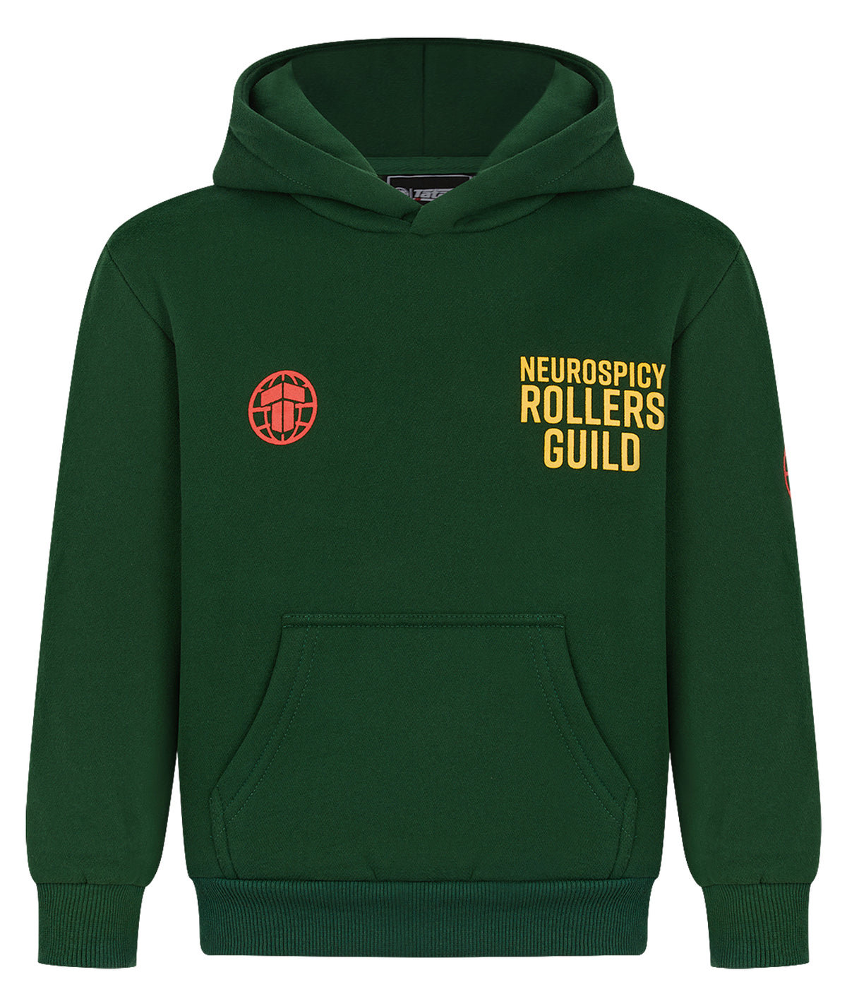 Kids Autsiders Neurospicy Oversized Hoodie - Green