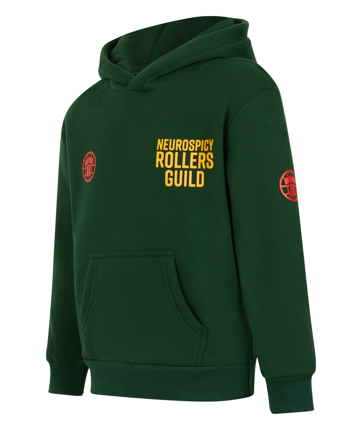 Kids Autsiders Neurospicy Oversized Hoodie - Green