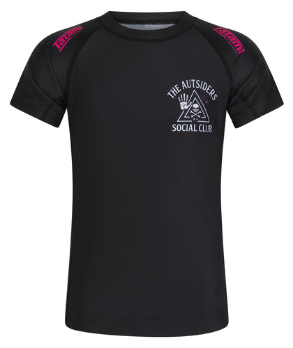Kids Autsiders Social Club Rash Guard