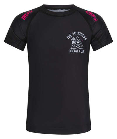Kids Autsiders Social Club Rash Guard
