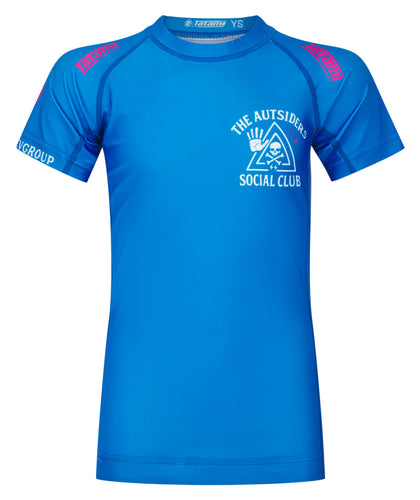 Kids Autsiders Social Club Rash Guard - Blue