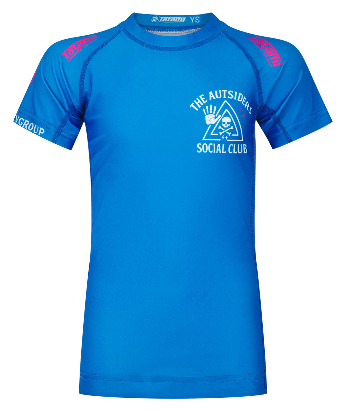 Kids Autsiders Social Club Rash Guard - Blue