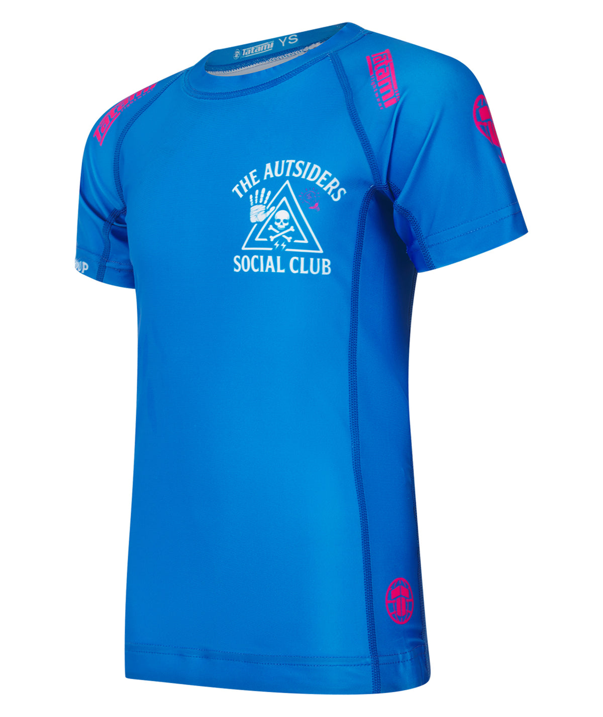 Kids Autsiders Social Club Rash Guard - Blue