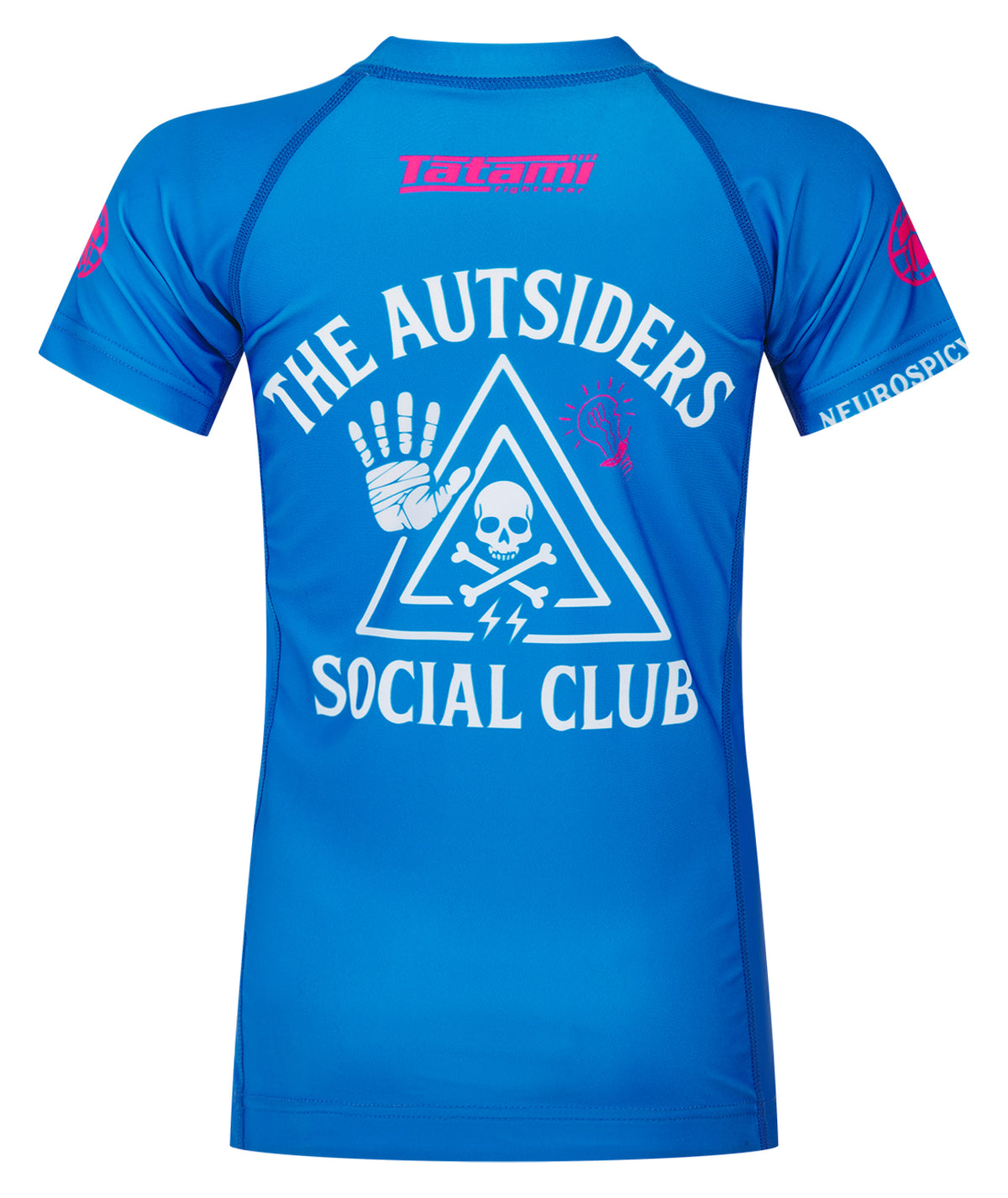 Kids Autsiders Social Club Rash Guard - Blue