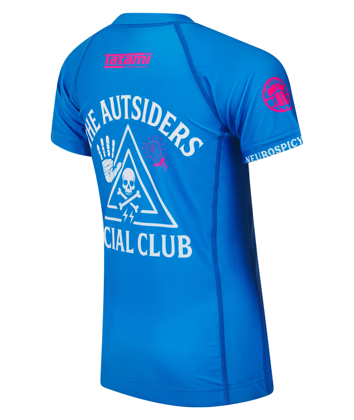 Kids Autsiders Social Club Rash Guard - Blue