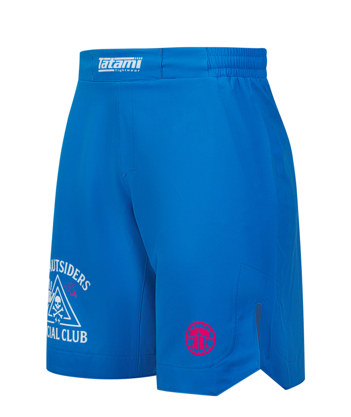 Kids Autsiders Social Club Grappling Shorts - Blue