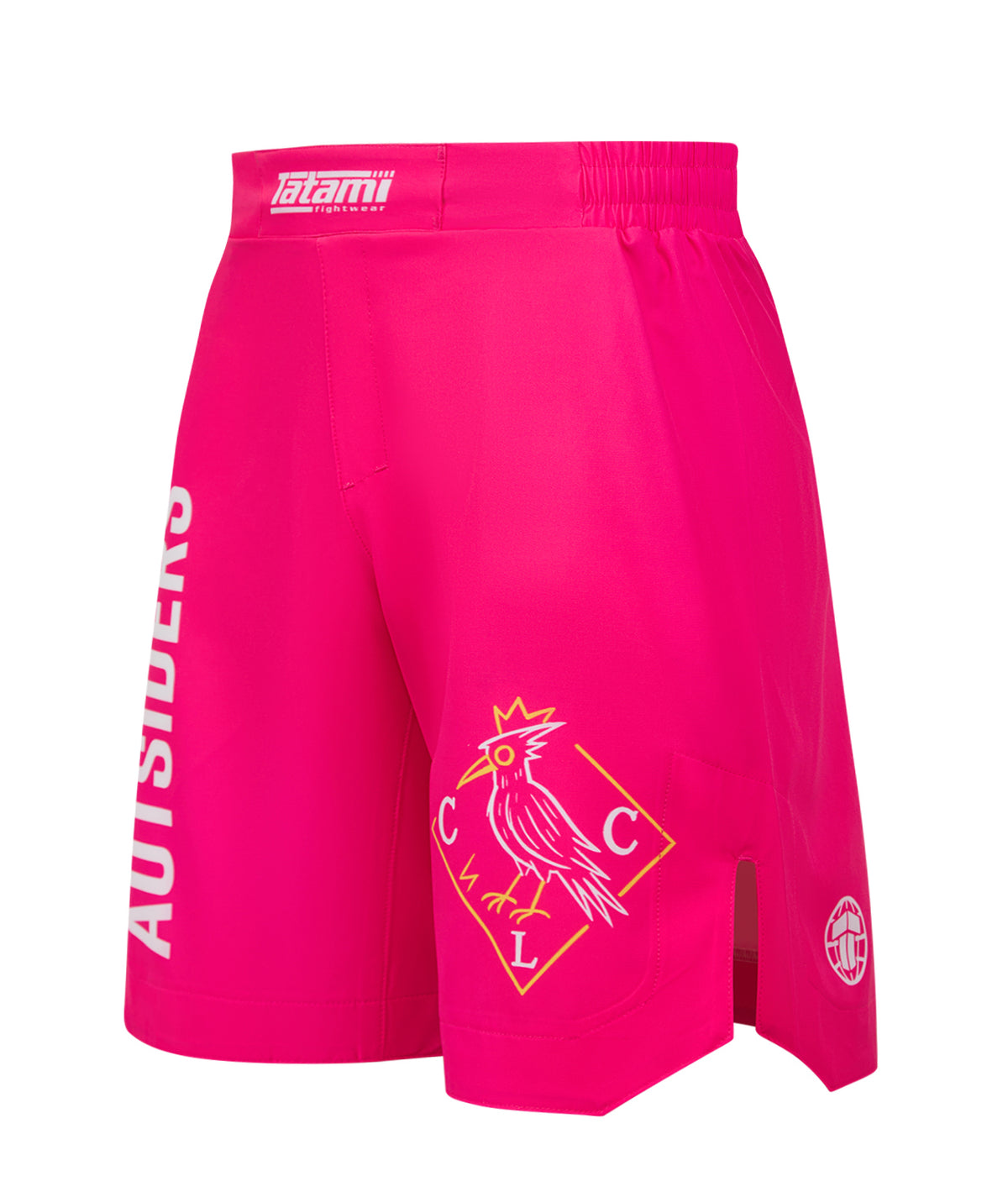 Kids Autsiders Zero Contact Grappling Shorts - Pink