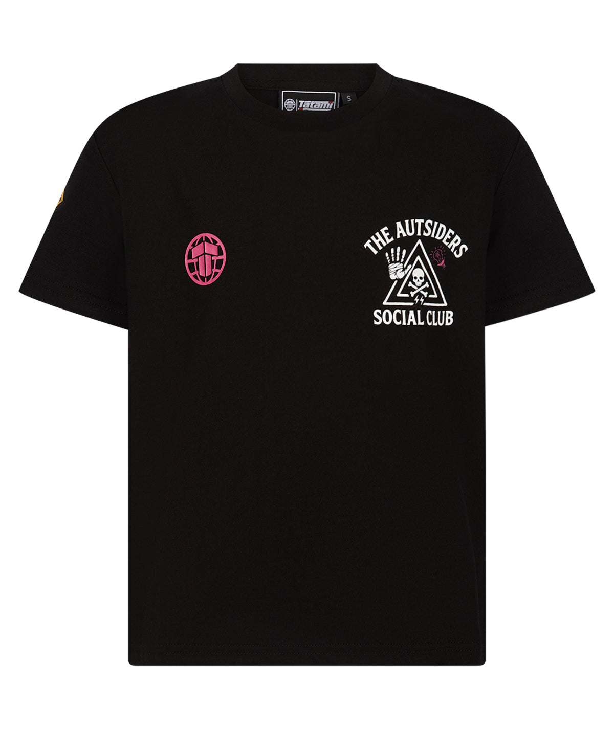 Kids Autsiders Social Club Oversized T-Shirt - Black