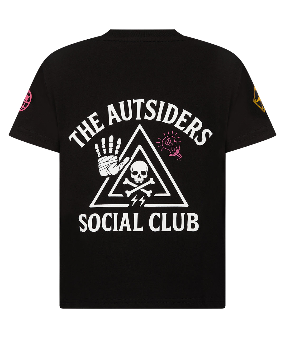 Kids Autsiders Social Club Oversized T-Shirt - Black