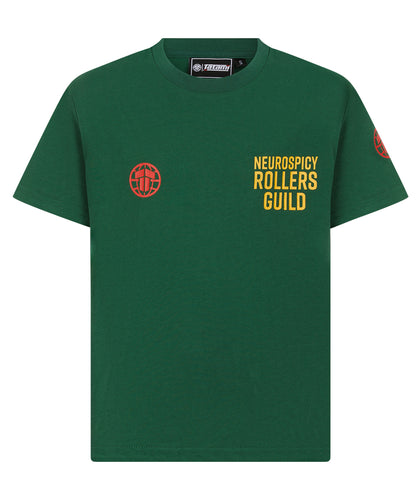 Kids Autsiders Neurospicy Oversized T-Shirt - Green