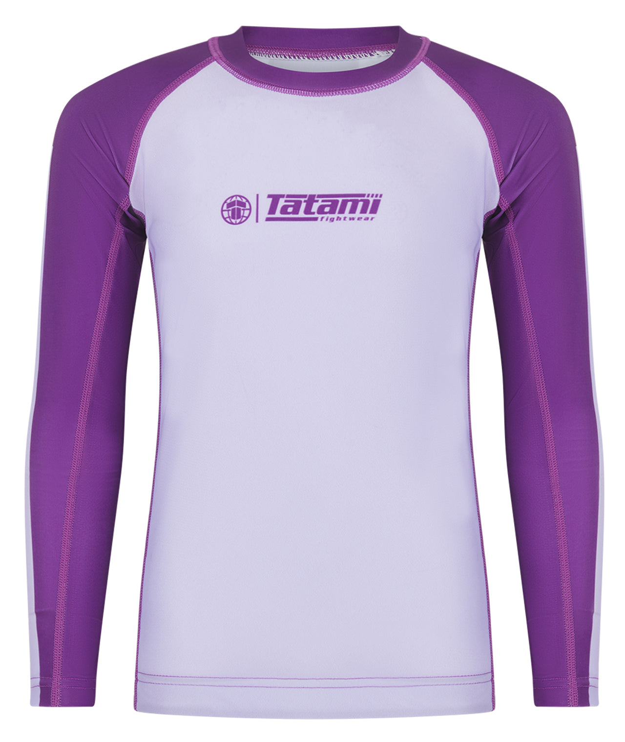 Kids Contrast Long Sleeve Rash Guard - Berry – Tatami Fightwear Ltd.